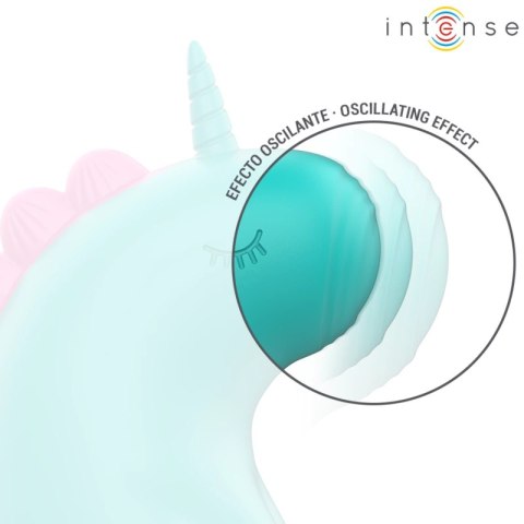 Intense TRIXIE Zielony stymulator punktowy jednorożec silikonowy IPX7 USB