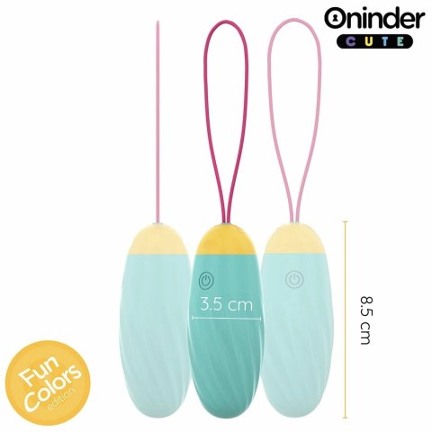ONINDER CUTE Silikonowe Jajko Wibracyjne Sterowane Aplikacją Bluetooth IPX7