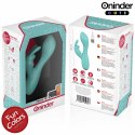 ONINDER Cute Love Bunny - zaawansowana maszyna intymna, turkusowa, 12,5 cm