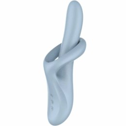Satisfyer Heat Flex 4 Blue - Wibrator z funkcją podgrzewania i rotacją