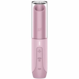 Satisfyer Secret Kiss Wave kompaktowy masażer Air Wave rożowy USB-C