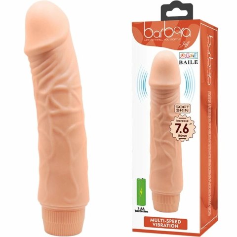 Baile Barbara silikonowa maszyna intymna 20 cm wielobiegowa beżowa