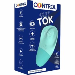 Control Clit Tok - ładowany model z ruchomą końcowką, silikon medyczny