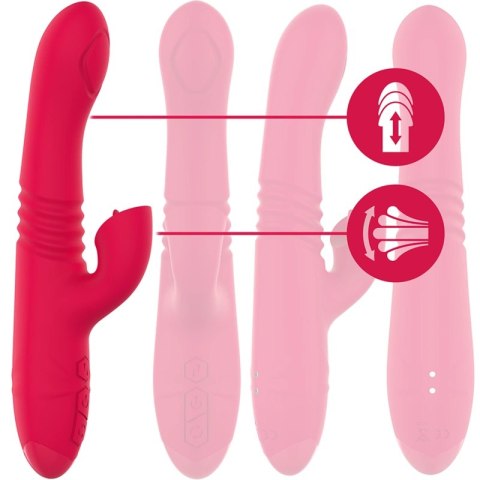 Intense DUA wielofunkcyjny model z ruchomym czerwonym językiem 24 cm