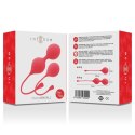 Intense Kendall Red - Zestaw Piłek do Ćwiczeń Kegla, silikon, 28 g i 50 g