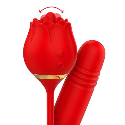 MIA Dooble Pleasure Licking - Model dwufunkcyjny, silikon, USB, wodoodporny