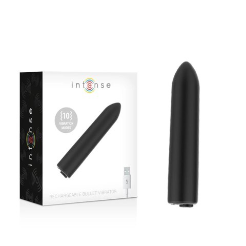 Intense Bullet 10 Trybow USB - Kompaktowy Wibrujący Mini Model 8,5 cm