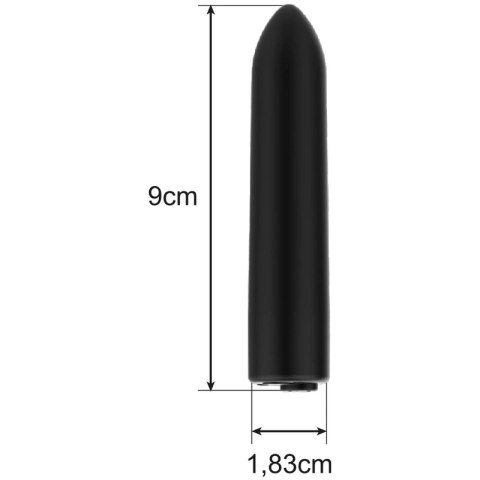 Intense Bullet 10 Trybow USB - Kompaktowy Wibrujący Mini Model 8,5 cm