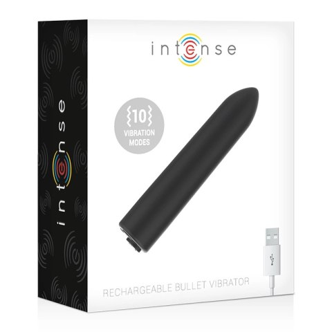 Intense Bullet 10 Trybow USB - Kompaktowy Wibrujący Mini Model 8,5 cm