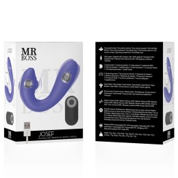 MR BOSS JOSEF Pilot pulsacyjno-wibracyjny dla par USB silikon IPX7
