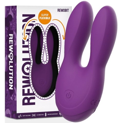 Rewolution REWOBIT Duet Flex - elastyczny stymulator, 2 silniki, wodoodporny
