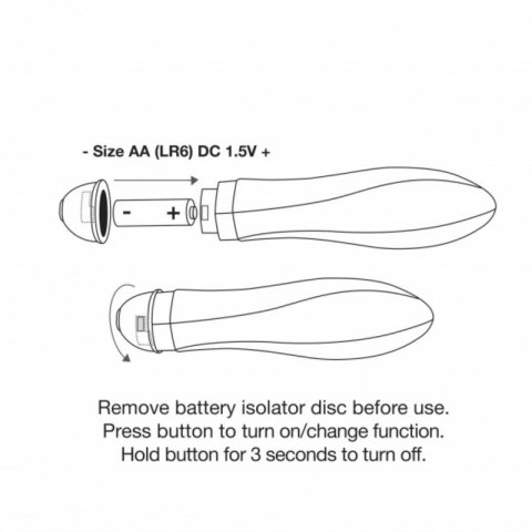 Rocks-Off Twister 10 trybow - silikonowy model z funkcją wodoodporną