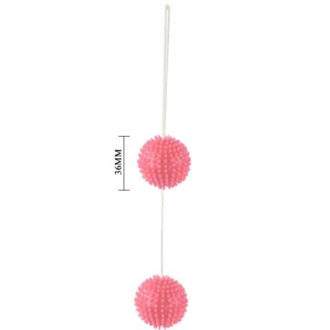 Baile Kulki Teksturowane 3,6 cm Rożowe - System Wzmacniania Mięśni
