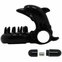 Baile Sweet Ring silikonowy pierścień z systemem wibracji czarny