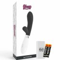Glossy Jackson Czarny - silikonowy masażer krolik, 10 trybow, 12 cm