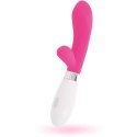 Glossy Jackson silikonowy masażer krolik 10 trybow, rożowy, 12 cm