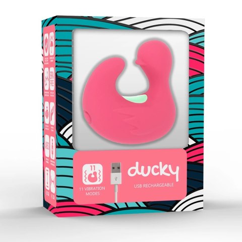 Happy Loky DuckyMania silikonowy stymulator palca z akumulatorem