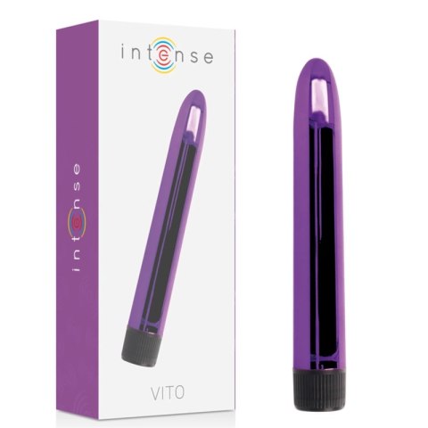 Intense VITO masażer intymny liliowy 17 cm wodoodporny ABS