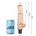 LoveClone Harald 24 cm Samosmarujący System Wibracji, elastyczny model