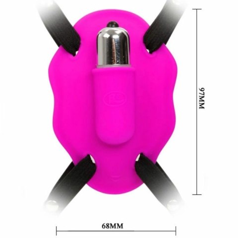Baile Love Rider - Uprząż silikonowa z wibracjami, model elastyczny
