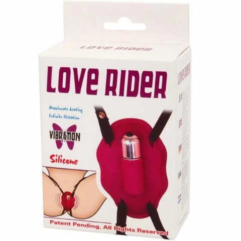 Baile Love Rider - Uprząż silikonowa z wibracjami, model elastyczny