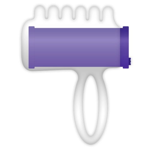 CASUAL LOVE Finger Fun fioletowy - elastyczny masażer na palec z wibracją