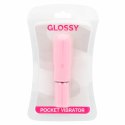 Glossy Brilliant Mini Wibrator Kieszonkowy Rożowy ABS 107x25mm