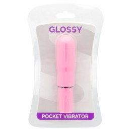 Glossy Brilliant model Deep Rose - kompaktowy wibrator wodoodporny ABS
