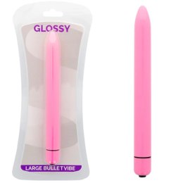 Glossy Slim Vibrator Deep Rose - precyzyjny model wodoodporny ABS 165 mm