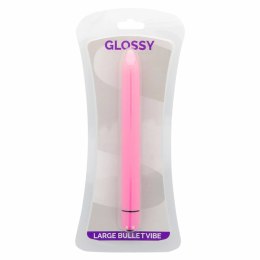 Glossy Slim Vibrator Deep Rose - precyzyjny model wodoodporny ABS 165 mm