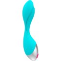 HAPPY LOKY Mini model wibracyjny 7 trybow LED turkusowy USB
