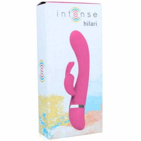Intense Hilari silikonowy model masażujący, rożowy, 30 trybow, 18,9 cm