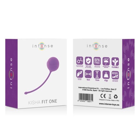 Intense Kisha Fit One kulki wzmacniające mięśnie Kegla silikon liliowy