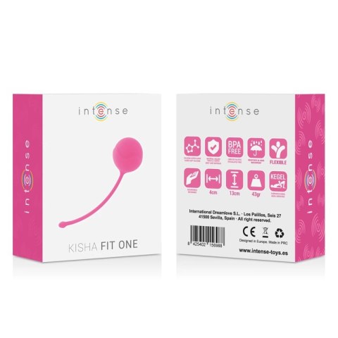Intense Kisha Fit One silikonowy system treningowy mięśni Kegla fuksja