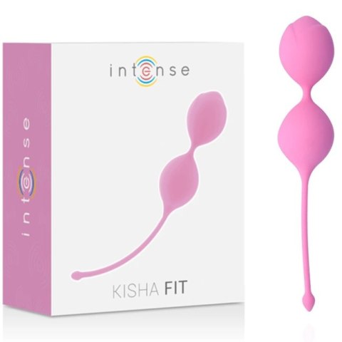 Intense Kisha Fit kulki ćwiczące mięśnie dna miednicy silikon rożowy