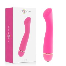 Intense Lilo silikonowy masażer 20 trybow, rożowy, 17,7 cm