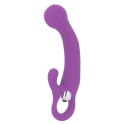 Intense Nailak silikonowy model wibrujący liliowy 17,5 cm wodoodporny