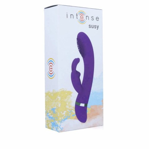 Intense Susy silikonowy model oscylacyjny krolik liliowy 18,8 cm