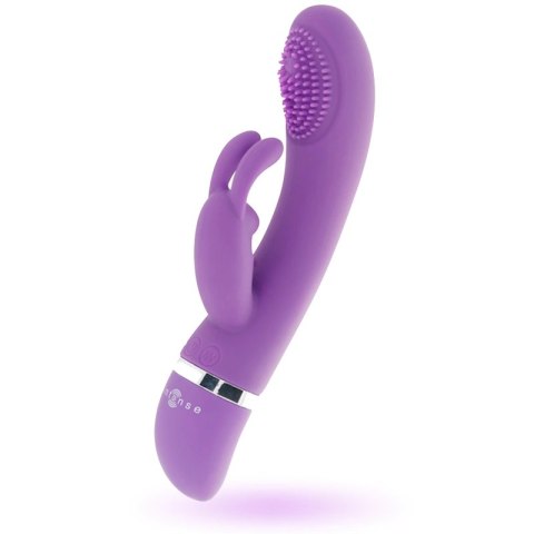 Intense Susy silikonowy model oscylacyjny krolik liliowy 18,8 cm