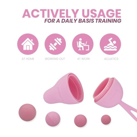 Intimichic Pelvis Health I 2.0 - Zestaw do ćwiczeń mięśni dna miednicy, silikon