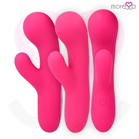 Moressa Jerry Premium silikonowy model z 2 silnikami, 30 trybow, fioletowy