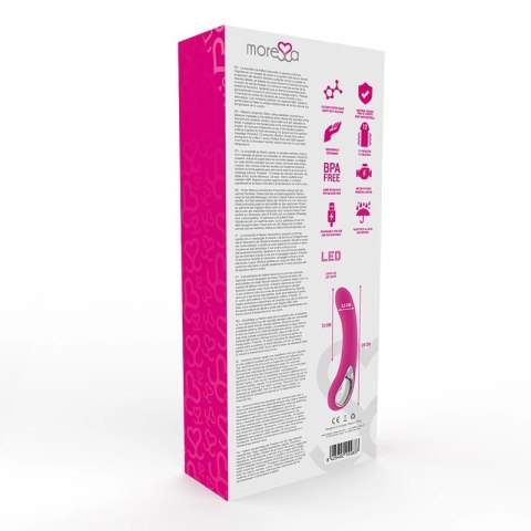 Moressa Nelson Premium silikonowy model ładowany USB, 12 trybow, fioletowy