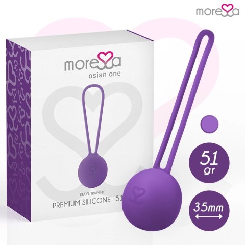 Moressa Osian One Premium kulki silikonowe lilakowe 34 mm 51 g