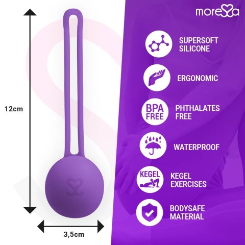 Moressa Osian One Premium kulki silikonowe lilakowe 34 mm 51 g