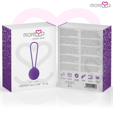 Moressa Osian One Premium kulki silikonowe lilakowe 34 mm 51 g
