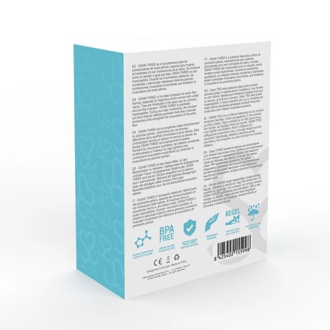 Moressa Osian Three kulki treningowe silikonowe turkusowe 85g