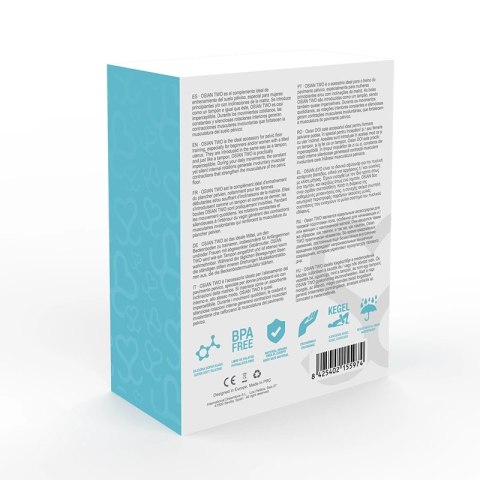 Moressa Osian Two kulki treningowe turkusowe silikonowe 101g