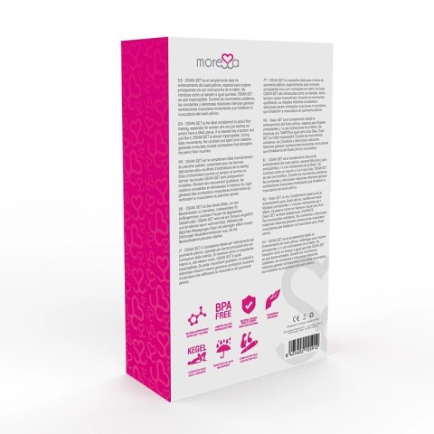 Moressa Osian Zestaw Treningowy Silikonowy 3 kulki, rożne wagi