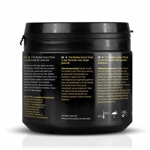 BUTTR Fisting Balm Extra Thick 500 ml - Balsam o Bardzo Gęstej Konsystencji