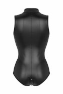 Christine Body Xenna Czarny Wetlook Dwustronny Zamek
